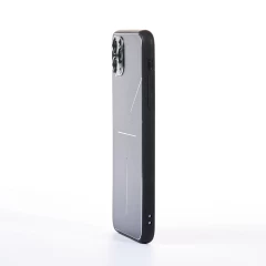 Husa iPhone 11 Pro Max Casey Studios Metalines - Negru