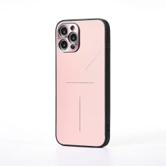 Husa iPhone 12 Pro Max Casey Studios Metalines - Roz Roz