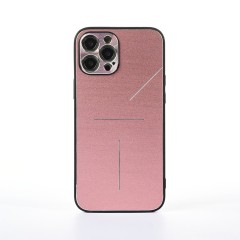 Husa iPhone 12 Pro Max Casey Studios Metalines - Roz