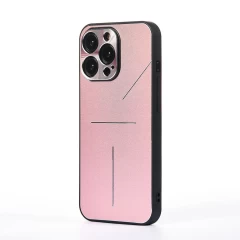 Husa iPhone 13 Pro Casey Studios Metalines - Roz Roz