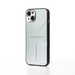 Husa iPhone 13 Casey Studios Metalines - Silver Silver