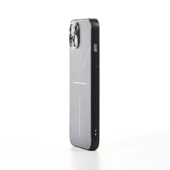 Husa iPhone 13 Casey Studios Metalines - Negru