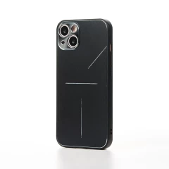 Husa iPhone 13 Casey Studios Metalines - Negru