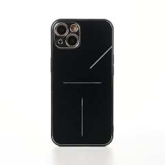 Husa iPhone 13 Casey Studios Metalines - Negru