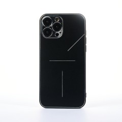Husa iPhone 13 Pro Max Casey Studios Metalines - Negru