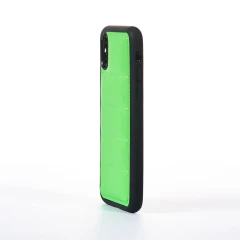Husa iPhone X/XS Casey Studios 5 Puff - Verde Verde