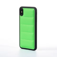 Husa iPhone XS Max Casey Studios 5 Puff - Verde Verde