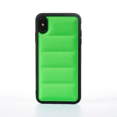Husa iPhone XS Max Casey Studios 5 Puff - Verde Verde
