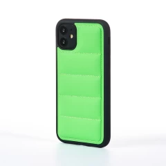 Husa iPhone 11 Casey Studios 5 Puff - Verde Verde