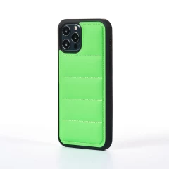 Husa iPhone 12/12 Pro Casey Studios 5 Puff - Verde Verde