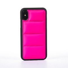 Husa iPhone X/XS Casey Studios 4 Puff - Roz
