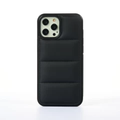 Husa iPhone 12 Pro Max Casey Studios 4 Puff - Roz Negru 