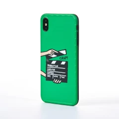 Husa iPhone XS Max Casey Studios Ready? Action! - Verde Verde