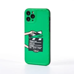 Husa iPhone 11 Pro Casey Studios Ready? Action! - Verde Verde