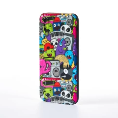 Husa iPhone X/XS Casey Studios Cartoon Monster - Multicolor Multicolor