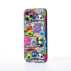 Husa iPhone 12 Pro Max Casey Studios Cartoon Monster - Multicolor Multicolor