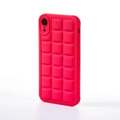 Husa iPhone XR Casey Studios Squared Up - Silver Roz 