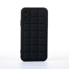 Husa iPhone X/XS Casey Studios Squared Up - Negru