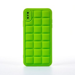 Husa iPhone XS Max Casey Studios Squared Up - Verde