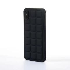 Husa iPhone XS Max Casey Studios Squared Up - Negru Negru
