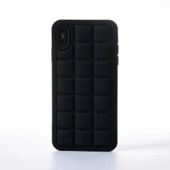 Husa iPhone XS Max Casey Studios Squared Up - Negru Negru