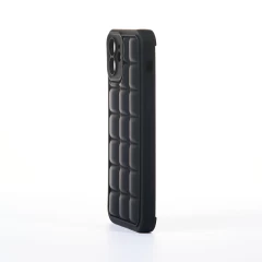 Husa iPhone 12 Casey Studios Squared Up - Negru Negru