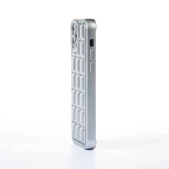 Husa iPhone 12 Pro Casey Studios Squared Up - Silver Silver
