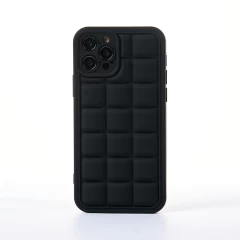 Husa iPhone 12 Pro Casey Studios Squared Up - Negru Negru