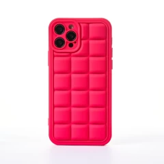 Husa iPhone 12 Pro Casey Studios Squared Up - Negru Roz 