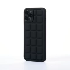 Husa iPhone 12 Pro Max Casey Studios Squared Up - Negru Negru