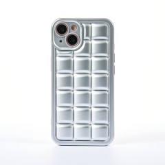 Husa iPhone 13 Casey Studios Squared Up - Silver