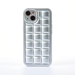 Husa iPhone 13 Casey Studios Squared Up - Silver Silver
