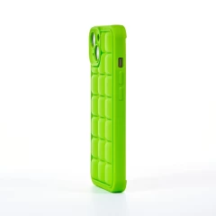 Husa iPhone 13 Casey Studios Squared Up - Verde Verde