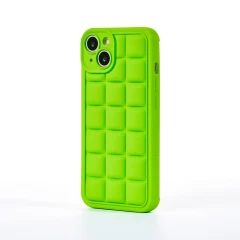 Husa iPhone 13 Casey Studios Squared Up - Verde Verde
