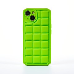 Husa iPhone 13 Casey Studios Squared Up - Verde