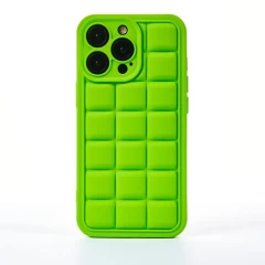 Husa iPhone 13 Pro Casey Studios Squared Up - Roz Verde 