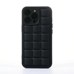 Husa iPhone 13 Pro Casey Studios Squared Up - Roz Negru 