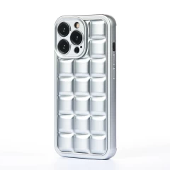 Husa iPhone 13 Pro Casey Studios Squared Up - Silver Silver