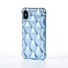 Husa iPhone X/XS Casey Studios Do It Diamonds - Albastru Albastru