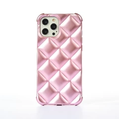 Husa iPhone 12 Pro Max Casey Studios Do It Diamonds - Albastru Roz 
