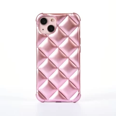 Husa iPhone 13 Casey Studios Do It Diamonds - Albastru Roz 