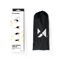 Set 4x Benzi de Rezistenta din Latex pentru Antrenamente Crossfit, Fitness, Exercitii - Multicolor Multicolor