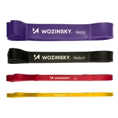 Set 4x Benzi de Rezistenta din Latex pentru Antrenamente Crossfit, Fitness, Exercitii - Multicolor Multicolor