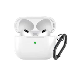Husa Airpods 3 Casey Studios Silicone Alb