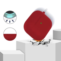 Husa Airpods 3 Casey Studios Silicone Light Red