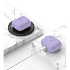Husa Airpods 3 Casey Studios Silicone Light Lilac