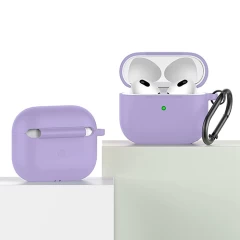Husa Airpods 3 Casey Studios Silicone Light Lilac