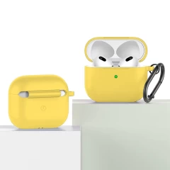 Husa Airpods 3 Casey Studios Silicone Galben