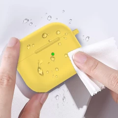 Husa Airpods 3 Casey Studios Silicone Galben
