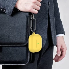 Husa Airpods 3 Casey Studios Silicone Galben